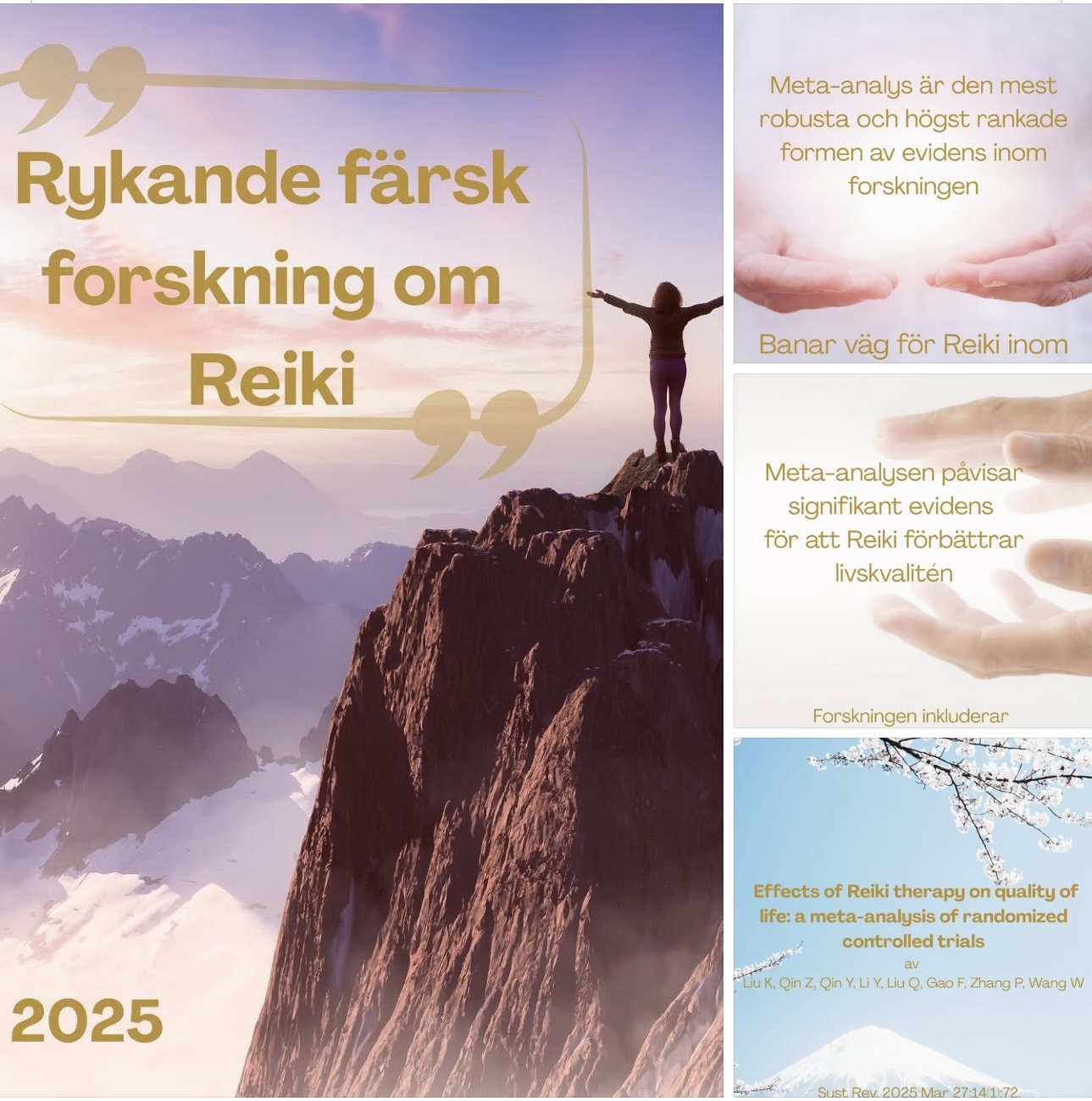 Rykande färsk forskning inom Reiki från VT2025